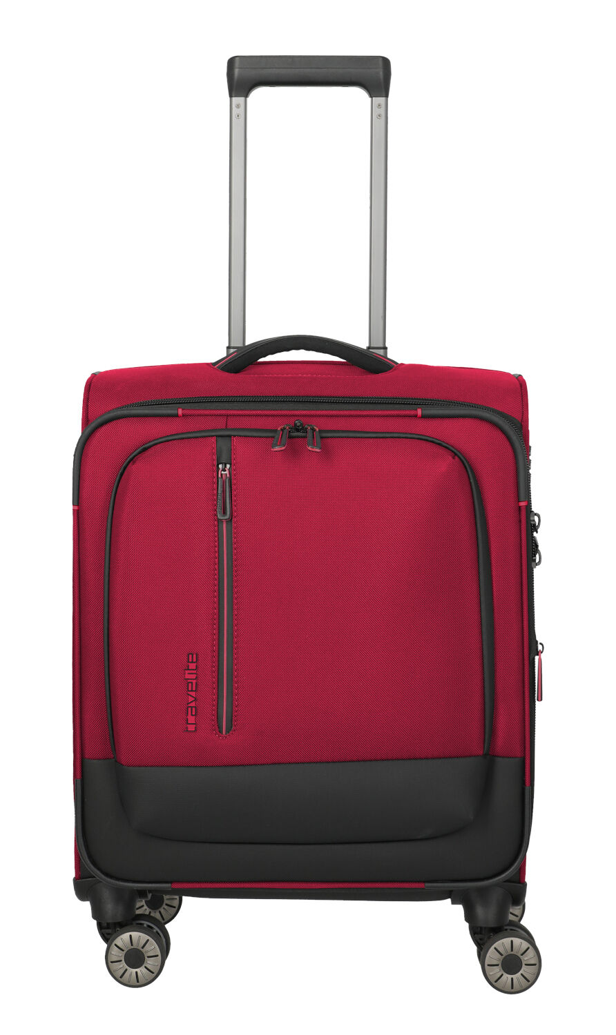 Travelite Crosslite Trolley S 4-Rollen, erweiterbar Red